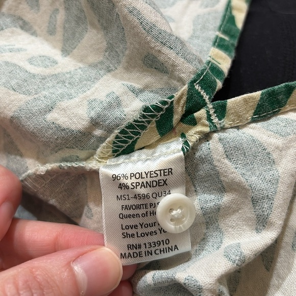 Show Me Your Mumu Green Zebra Print Pajama Set sz S - Picture 9 of 12